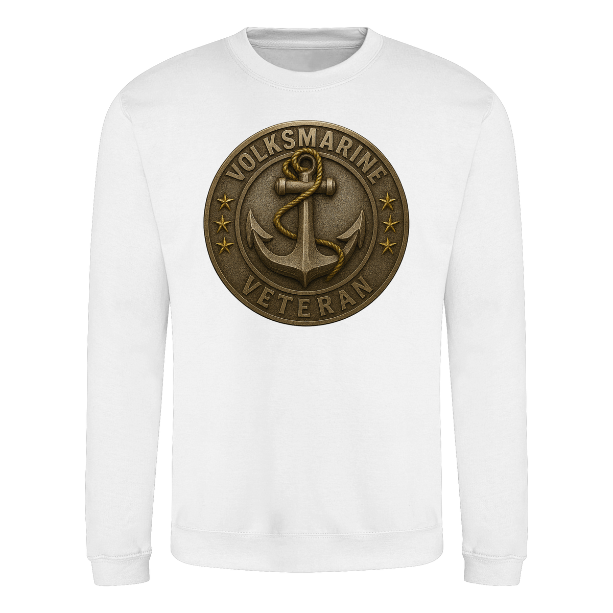 Volksmarine Veteran - Metalleffekt - Basic Sweatshirt