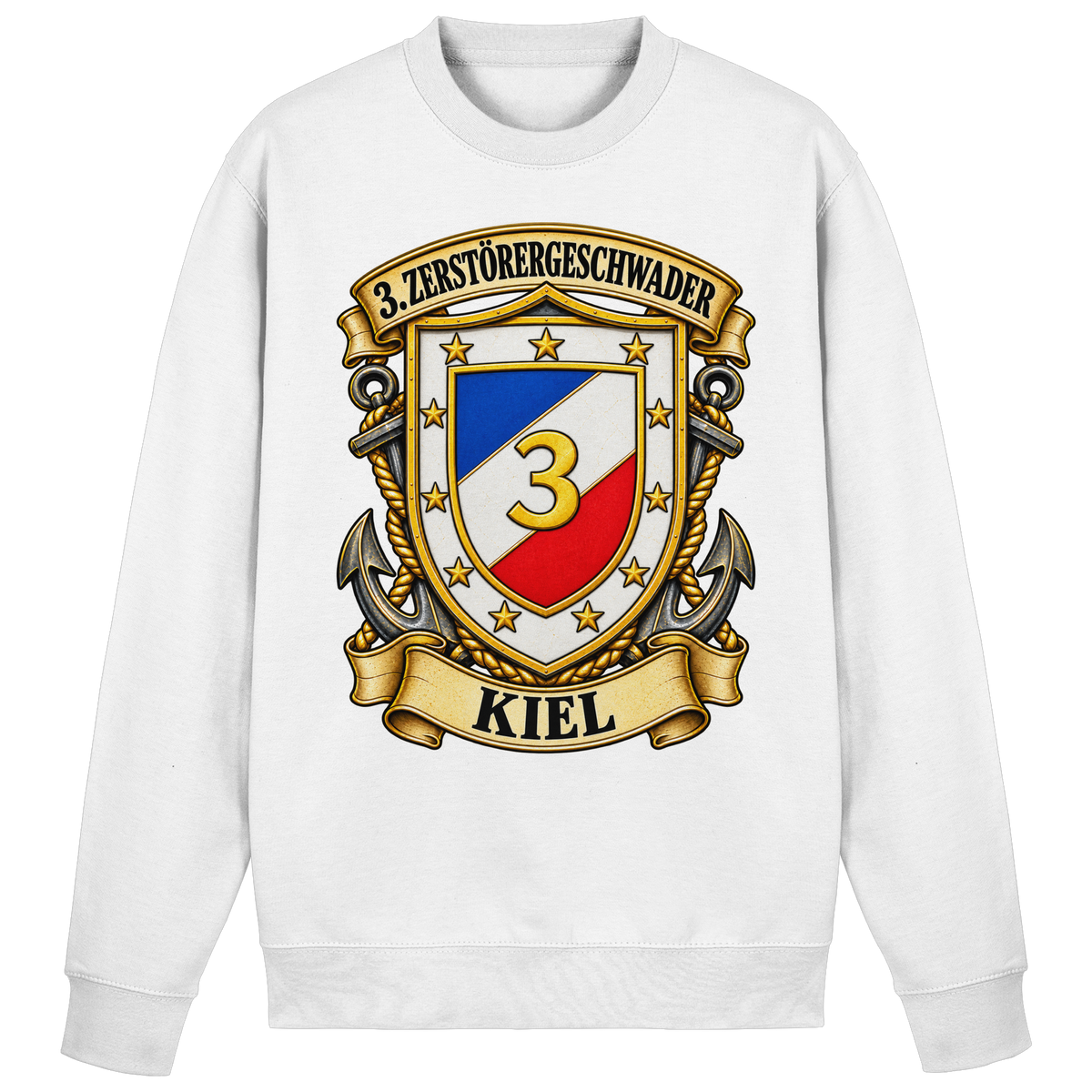 Wappen 3. Zerstörergeschwader - KIEL - Basic Sweatshirt