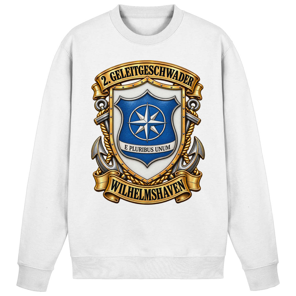 Wappen 2. Geleitgeschwader - Wilhelmshaven - Basic Sweatshirt