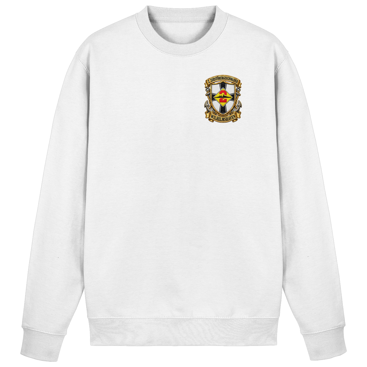 Wappen 2. Zerstörergeschwader - WILHELMSHAVEN - Brustlogo  - Basic Sweatshirt
