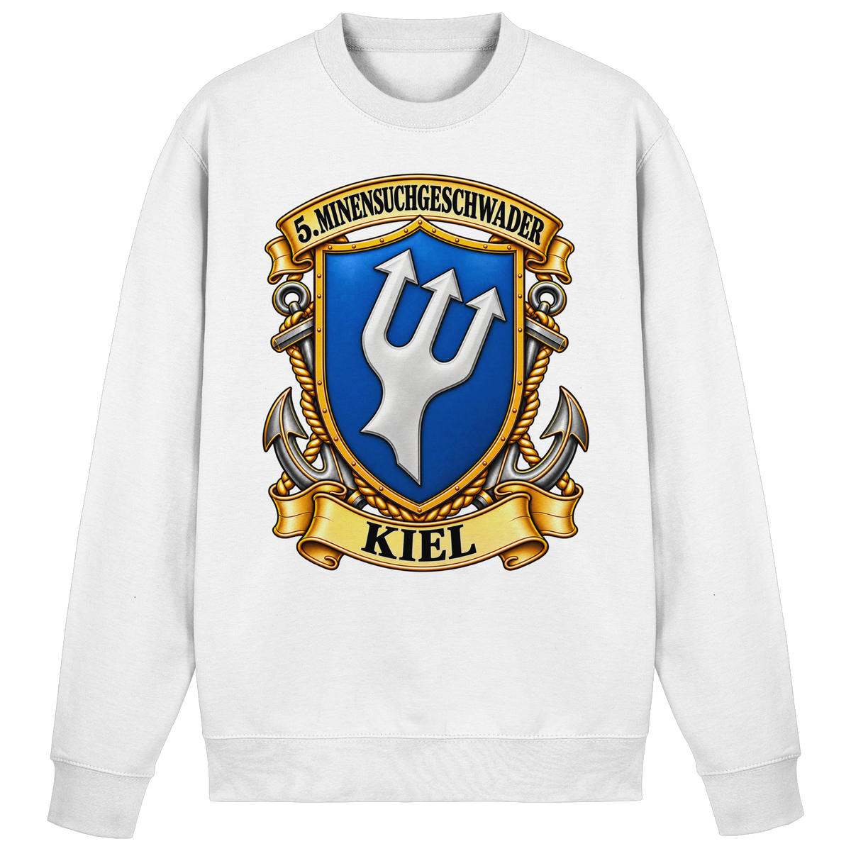 Wappen 5. Minensuchgeschwader - KIEL - Basic Sweatshirt