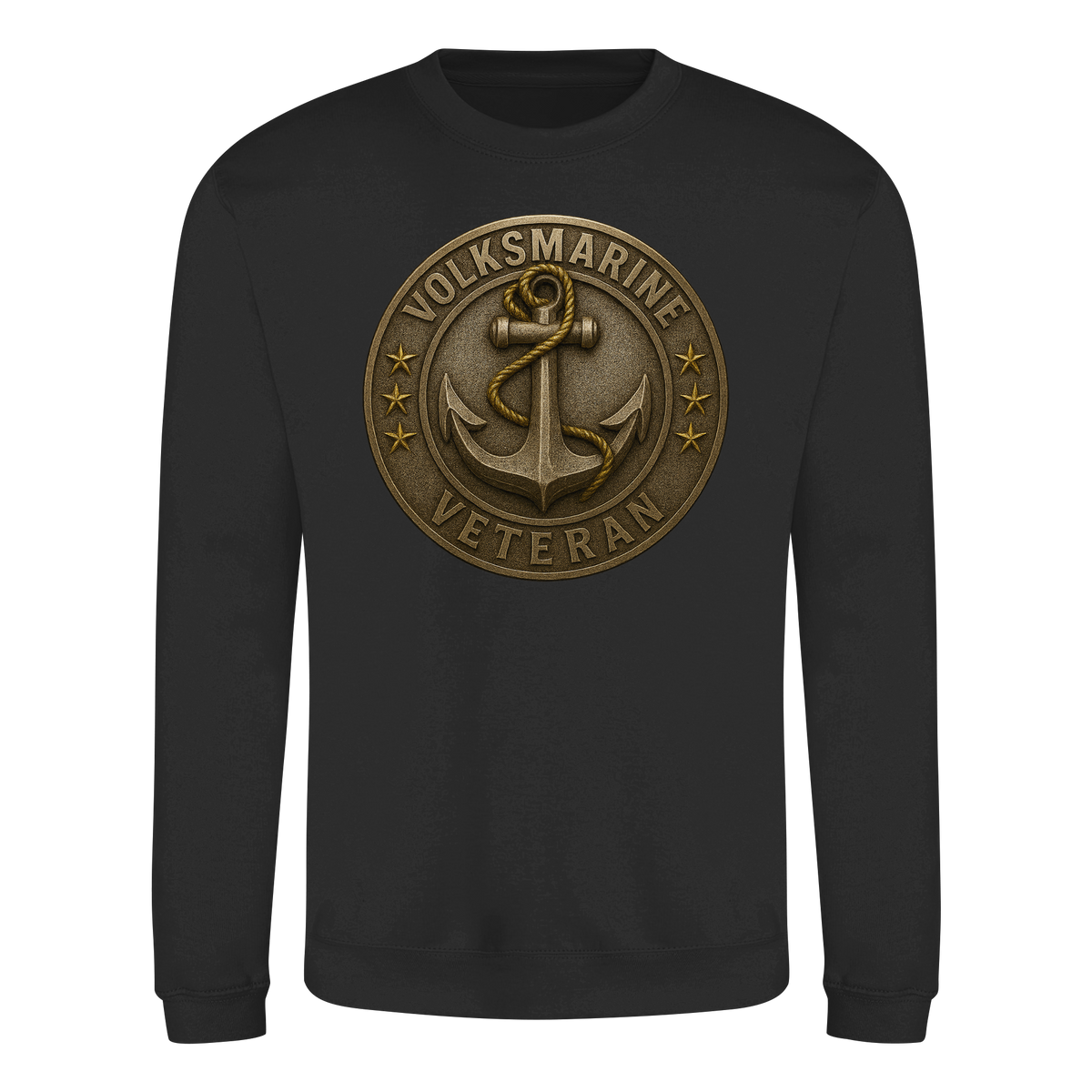 Volksmarine Veteran - Metalleffekt - Basic Sweatshirt