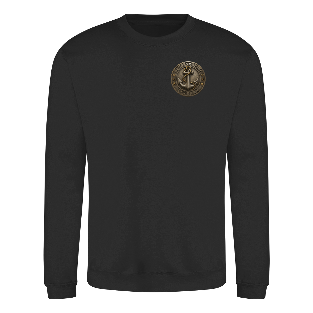 Logo BUNDESMARINE - Metalleffekt - Basic Sweatshirt
