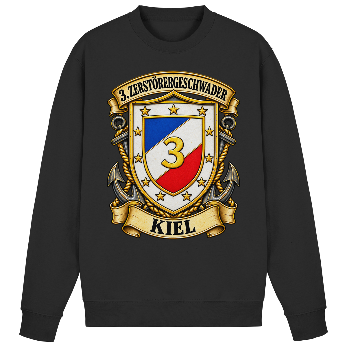 Wappen 3. Zerstörergeschwader - KIEL - Basic Sweatshirt