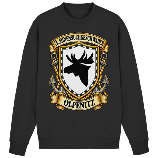 Wappen 3. Minensuchgeschwader - OLPENITZ - Basic Sweatshirt