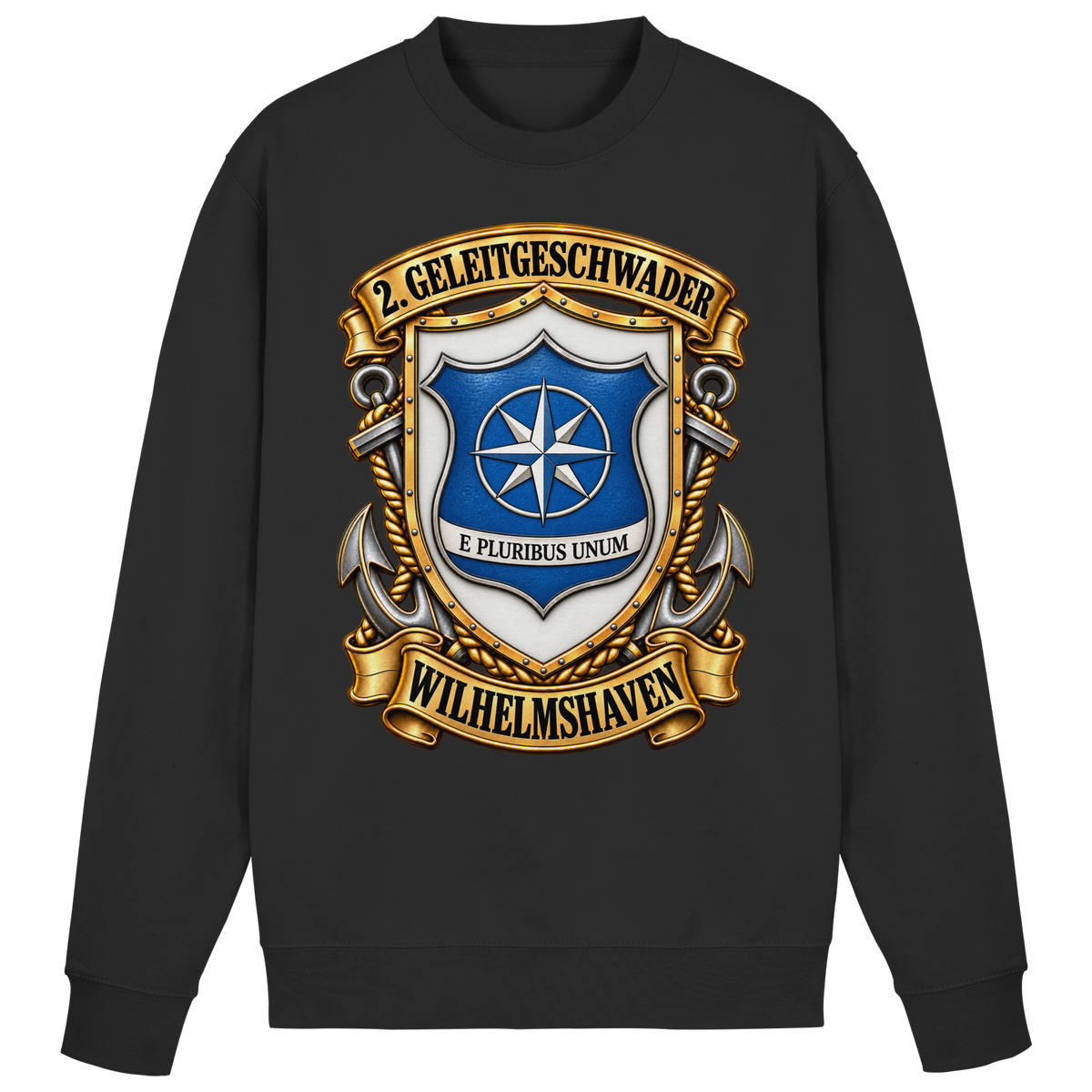 Wappen 2. Geleitgeschwader - Wilhelmshaven - Basic Sweatshirt