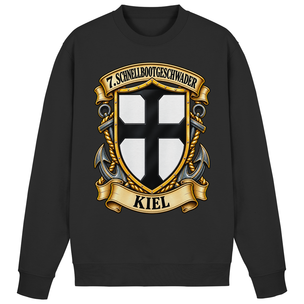 Wappen 7. Schnellbootgeschwader - KIEL - Basic Sweatshirt