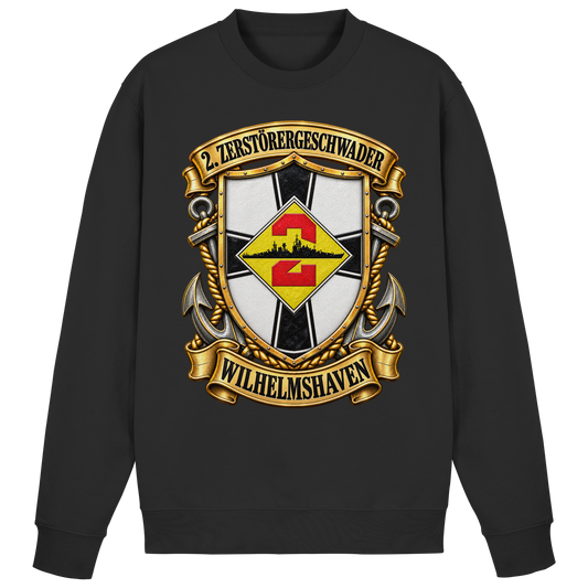 Wappen 2. Zerstörergeschwader - WILHELMSHAVEN - Basic Sweatshirt