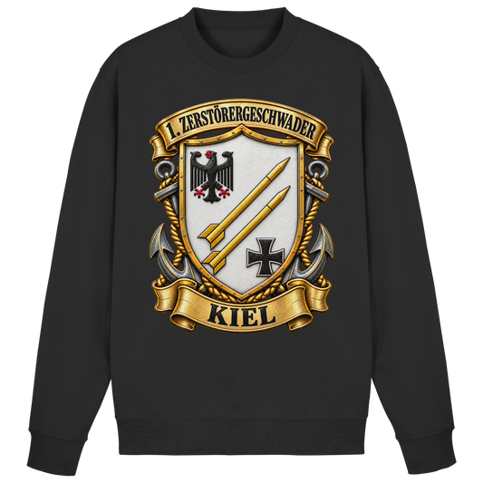 Wappen 1. Zerstörergeschwader - KIEL - Basic Sweatshirt