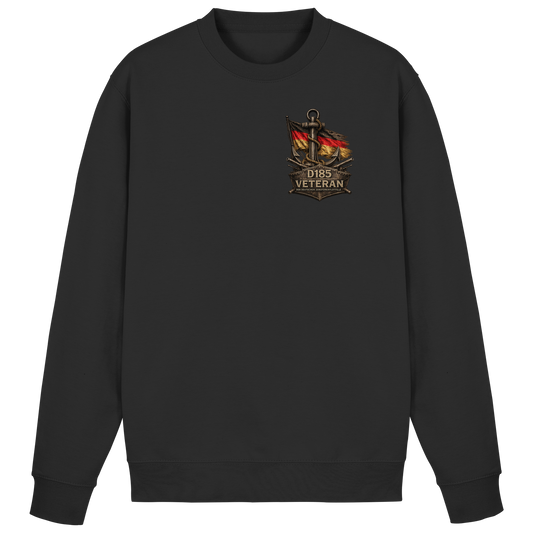 Veteran D185 Flagge Brustlogo - Basic Sweatshirt