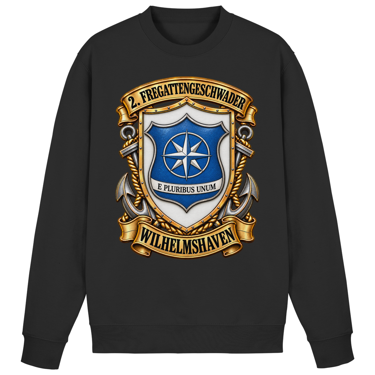 Wappen 2. Fregattengeschwader - Wilhelmshaven - Basic Sweatshirt