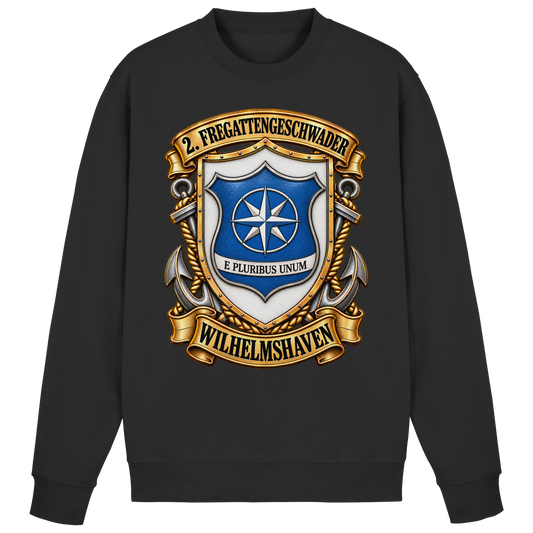 Wappen 2. Fregattengeschwader - Wilhelmshaven - Basic Sweatshirt