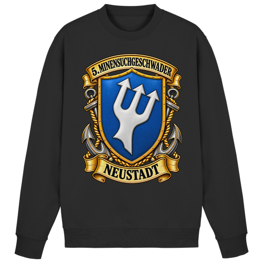 Wappen 5. Minensuchgeschwader - NEUSTADT - Basic Sweatshirt