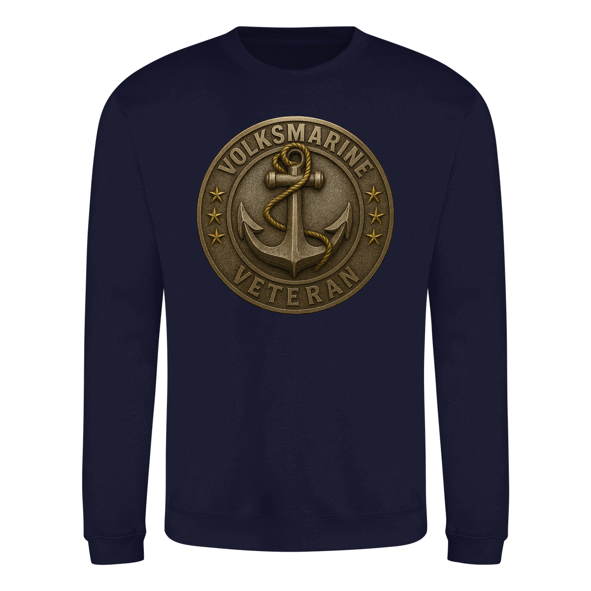 Volksmarine Veteran - Metalleffekt - Basic Sweatshirt