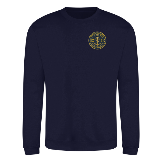 Marine Veteran 23er ORTUNG - Metalleffekt  - Basic Sweatshirt