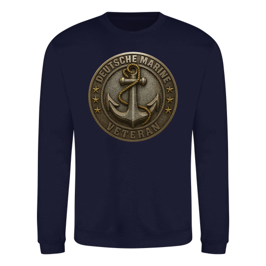 Deutsche Marine Veteran - Metalleffekt - Basic Sweatshirt