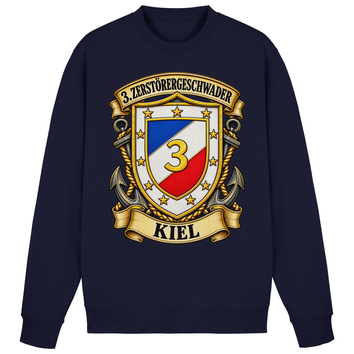 Wappen 3. Zerstörergeschwader - KIEL - Basic Sweatshirt
