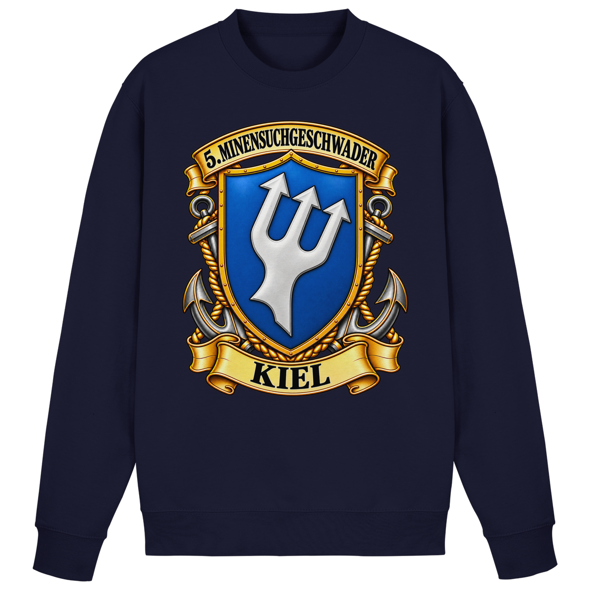 Wappen 5. Minensuchgeschwader - KIEL - Basic Sweatshirt