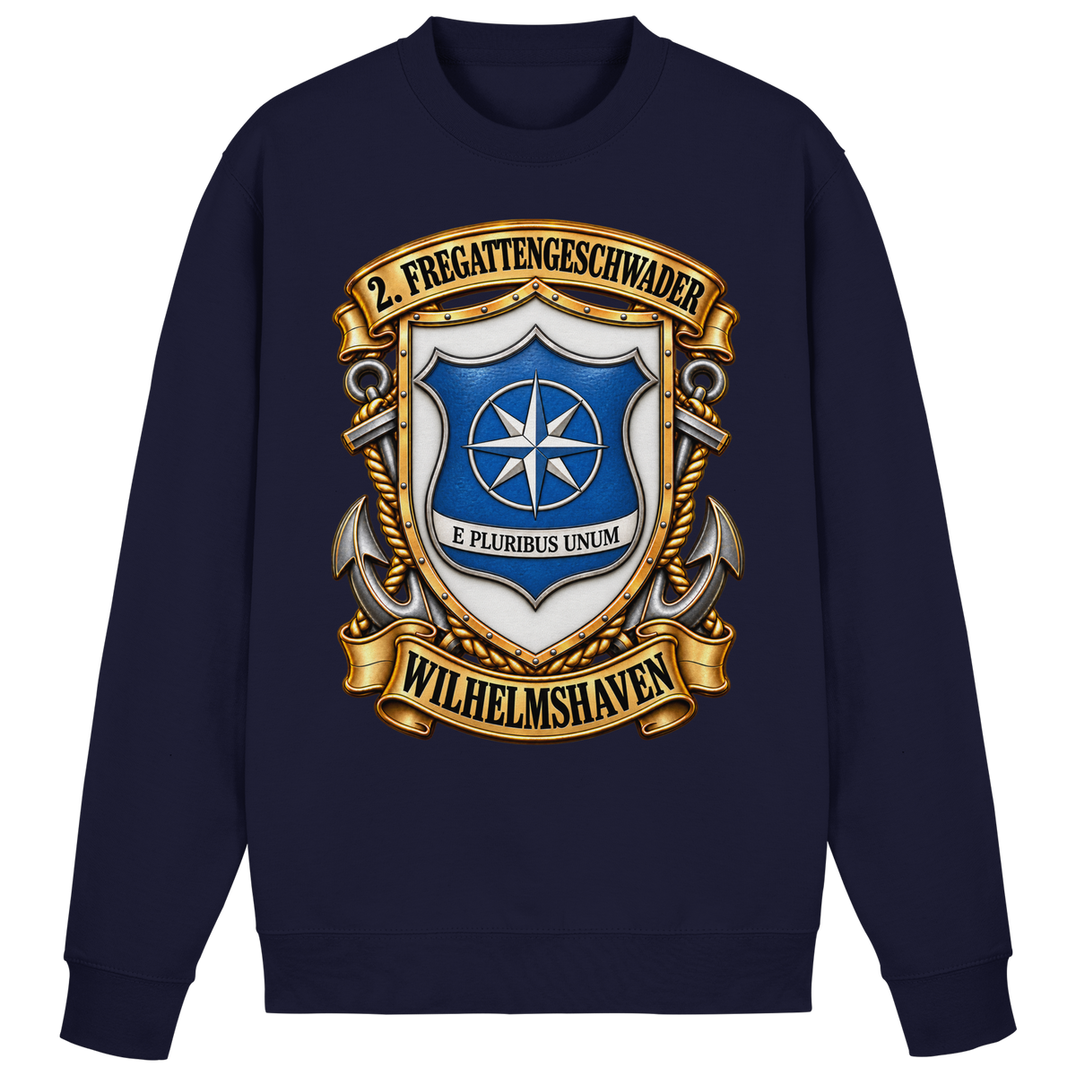 Wappen 2. Fregattengeschwader - Wilhelmshaven - Basic Sweatshirt