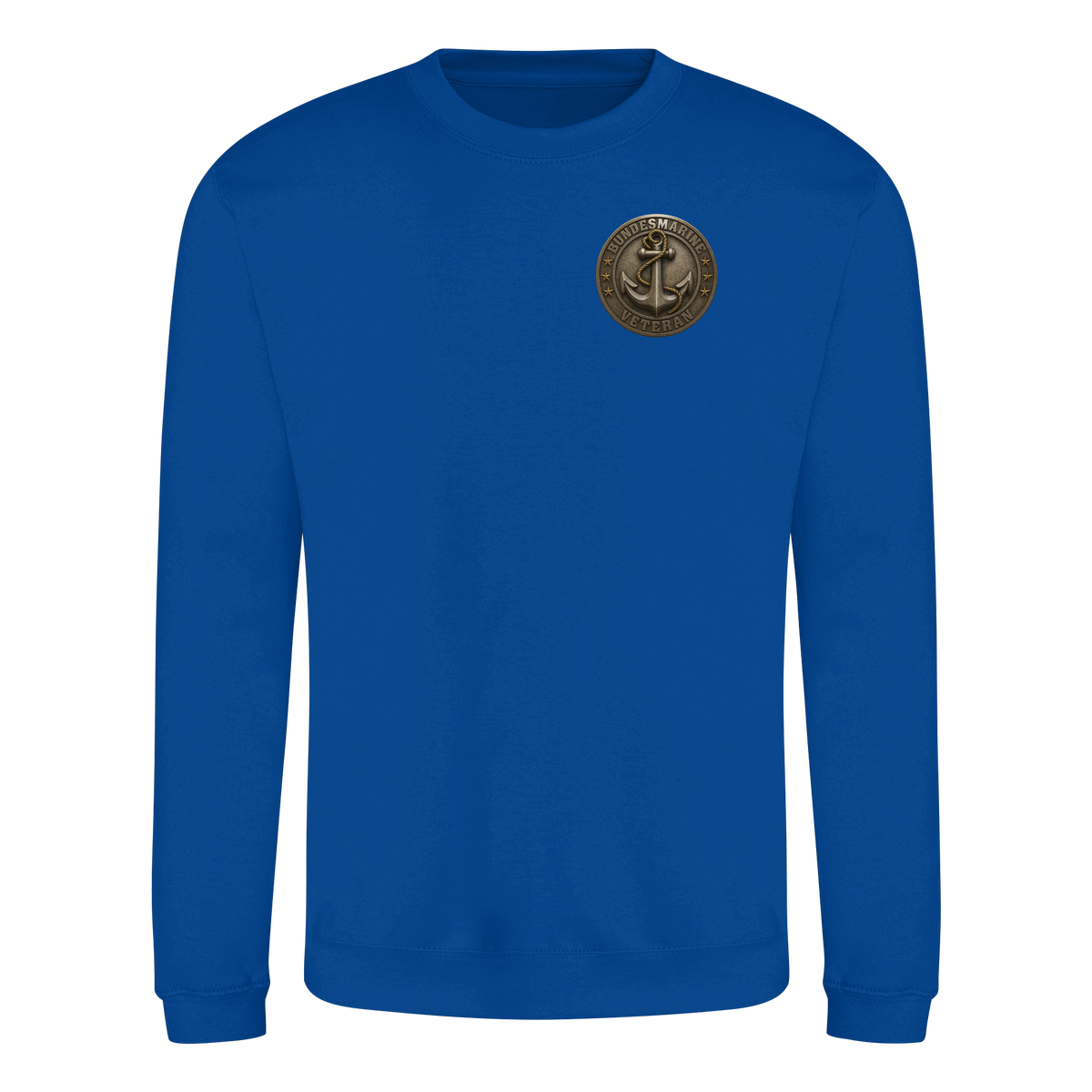 Logo BUNDESMARINE - Metalleffekt - Basic Sweatshirt