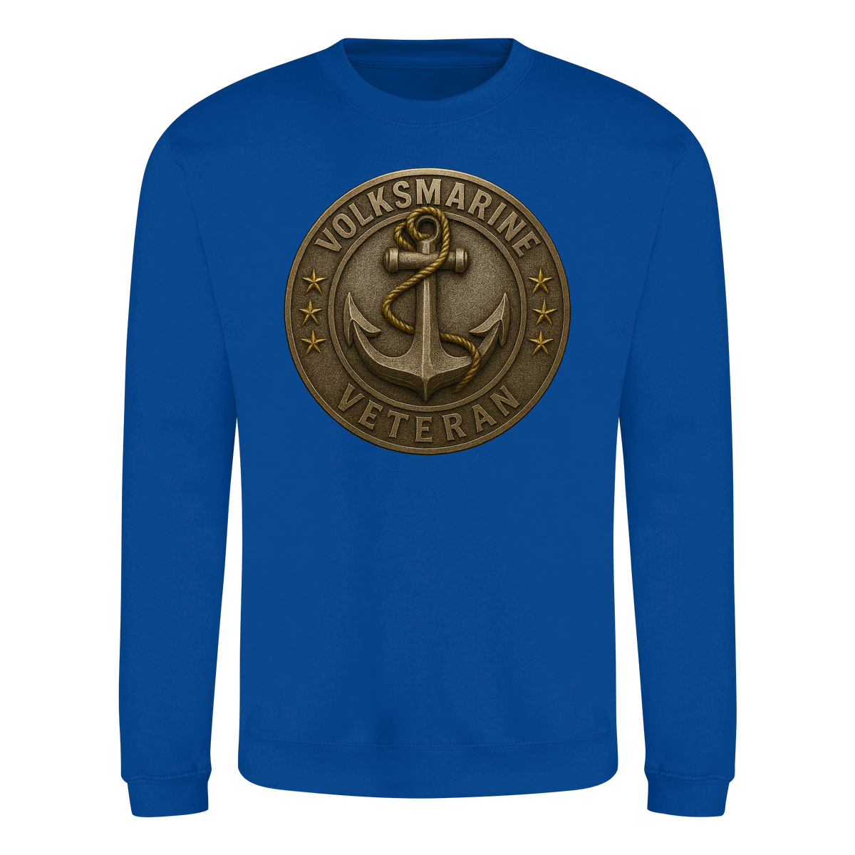 Volksmarine Veteran - Metalleffekt - Basic Sweatshirt