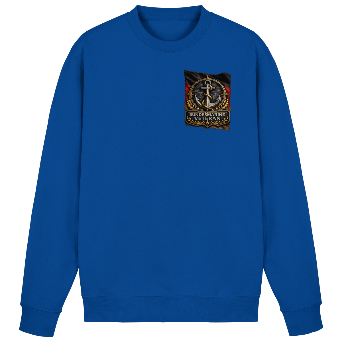 Bundesmarine Veteran Flagge - Brustlogo - Basic Sweatshirt