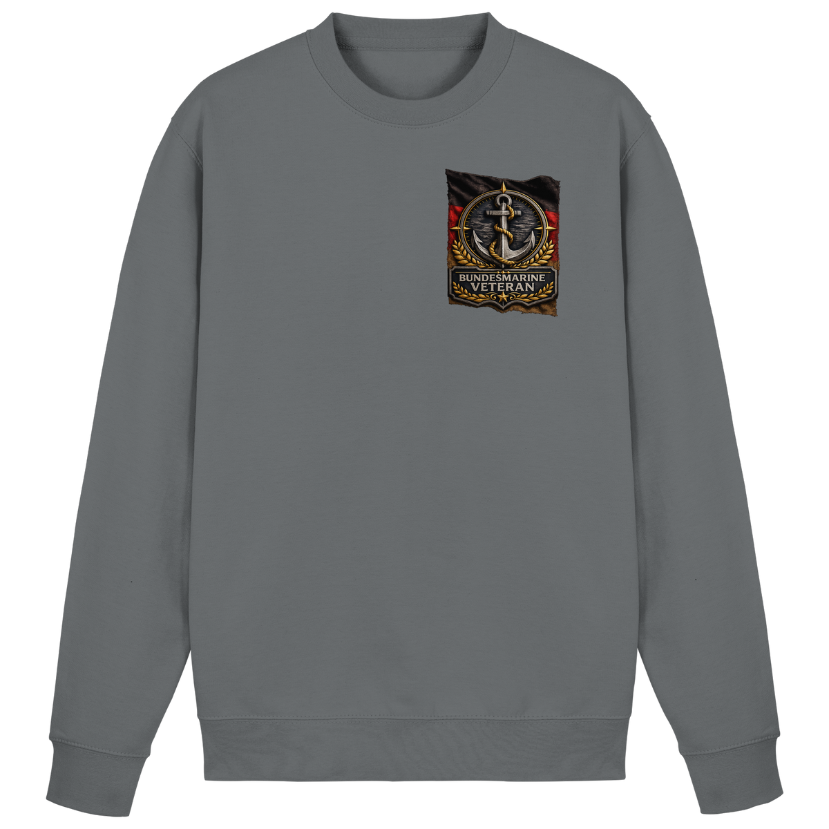 Bundesmarine Veteran Flagge - Brustlogo - Basic Sweatshirt