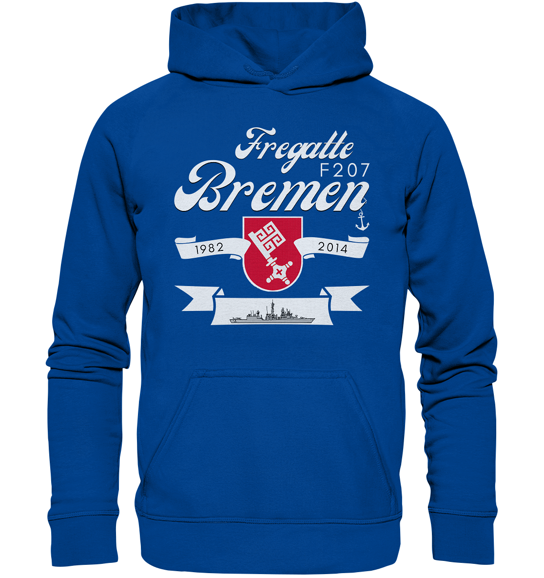 Fregatte F207 BREMEN 1982-2014  - Basic Unisex Hoodie