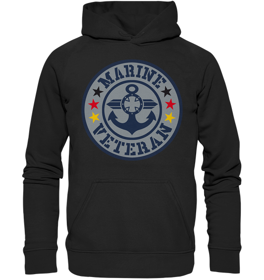MARINE VETERAN Sterne - Basic Unisex Hoodie