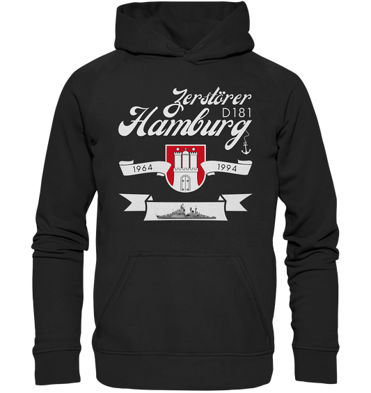 Zerstörer D181 HAMBURG 1964-1994 - Basic Unisex Hoodie