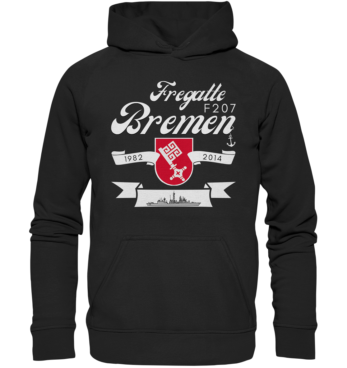 Fregatte F207 BREMEN 1982-2014  - Basic Unisex Hoodie
