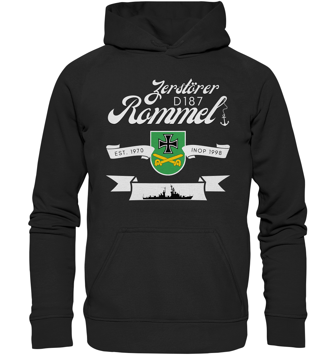 Zerstörer D187 ROMMEL EST. 1970 - Basic Unisex Hoodie