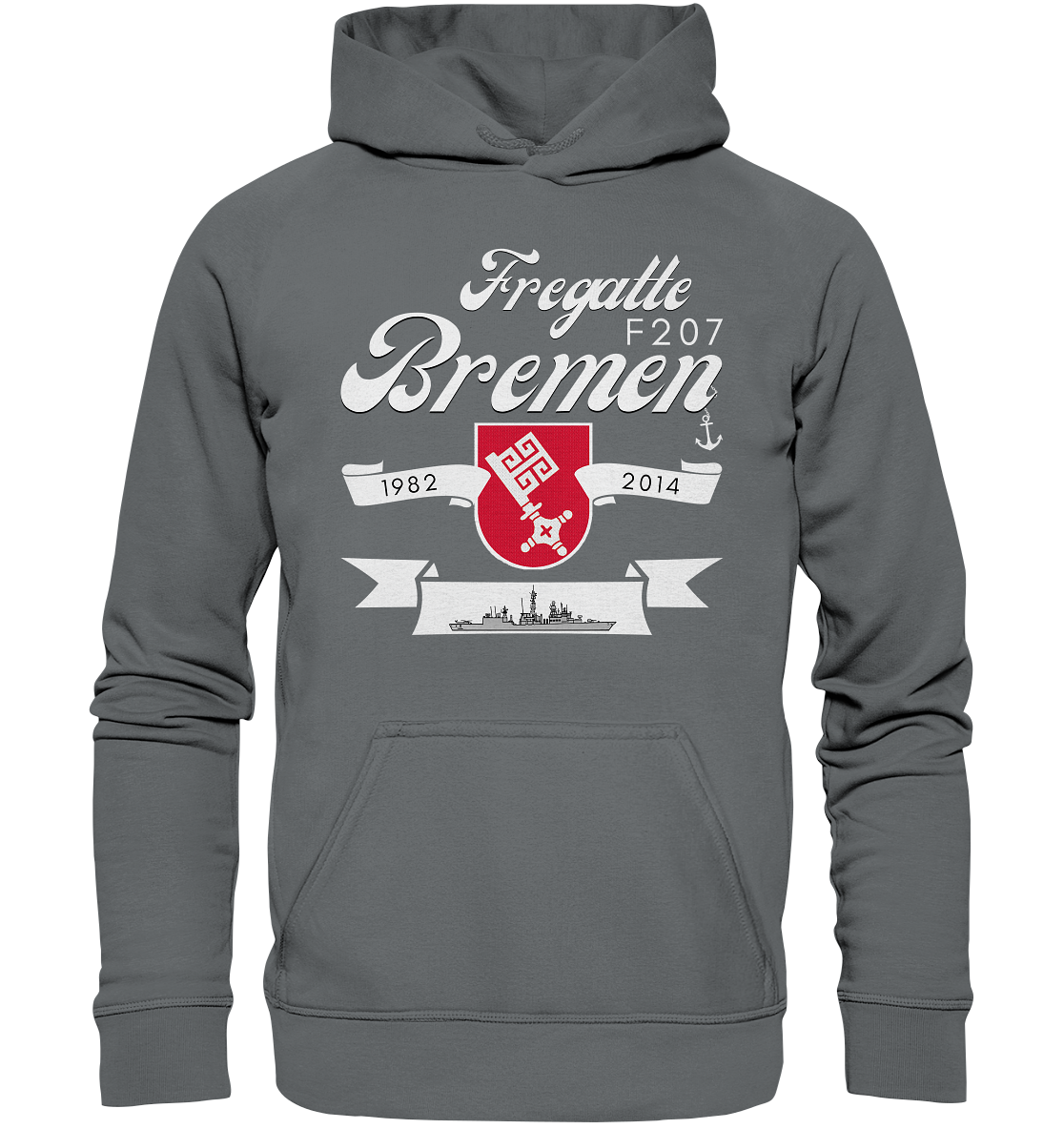 Fregatte F207 BREMEN 1982-2014  - Basic Unisex Hoodie