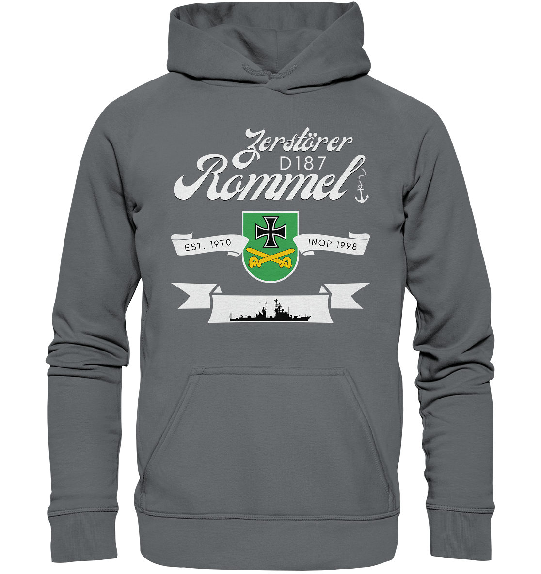 Zerstörer D187 ROMMEL EST. 1970 - Basic Unisex Hoodie