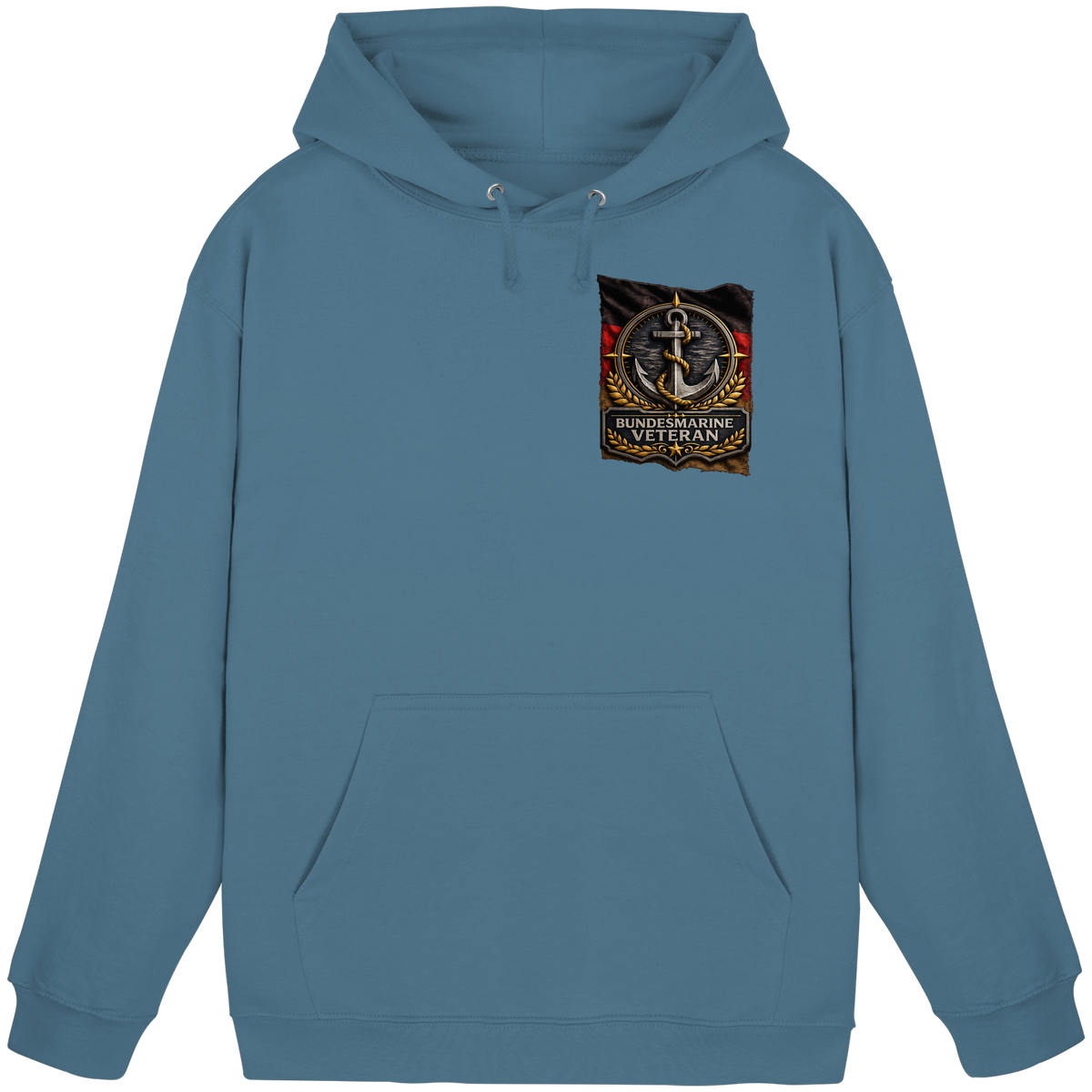 Bundesmarine Veteran Flagge - Brustlogo - Basic Unisex Hoodie