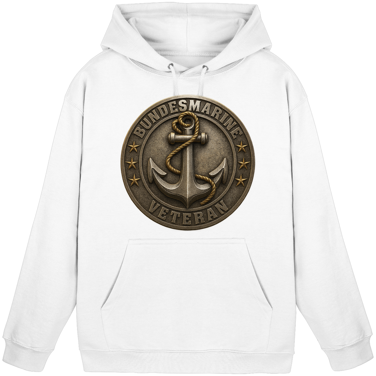 Logo BUNDESMARINE - Metalleffekt - Basic Unisex Hoodie