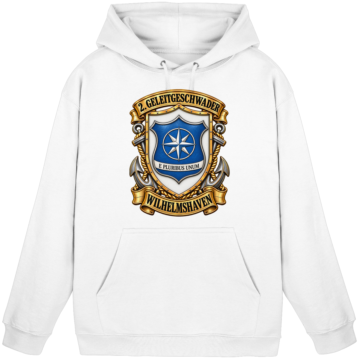 Wappen 2. Geleitgeschwader - Wilhelmshaven - Basic Unisex Hoodie