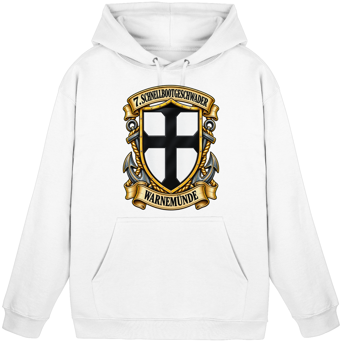 Wappen 7. Schnellbootgeschwader - WARNEMÜNDE - Basic Unisex Hoodie