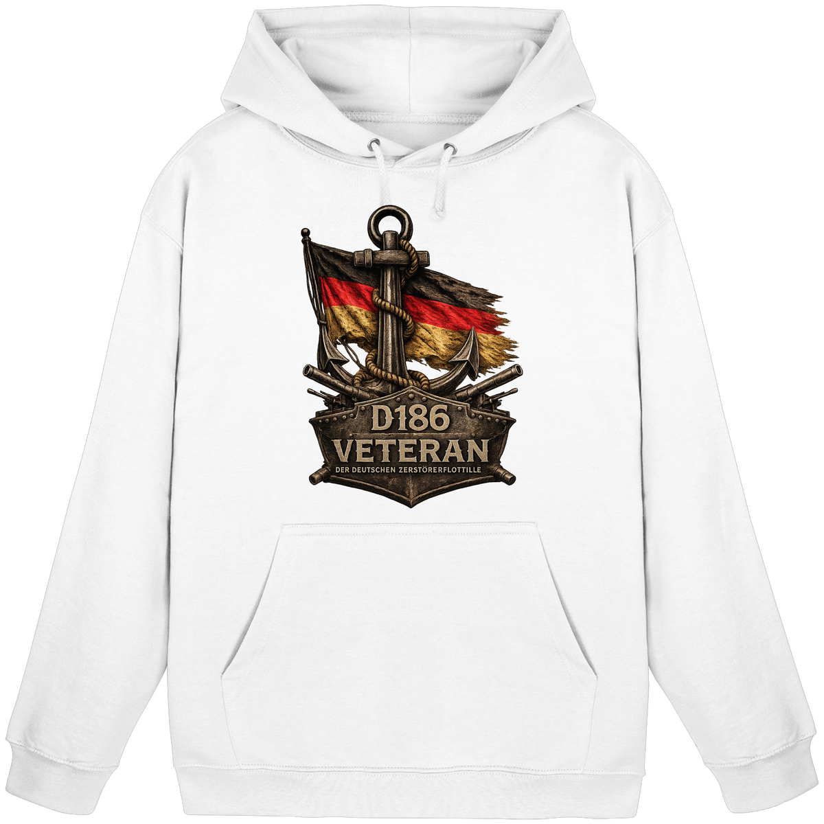 Veteran D186 Flagge - Basic Unisex Hoodie