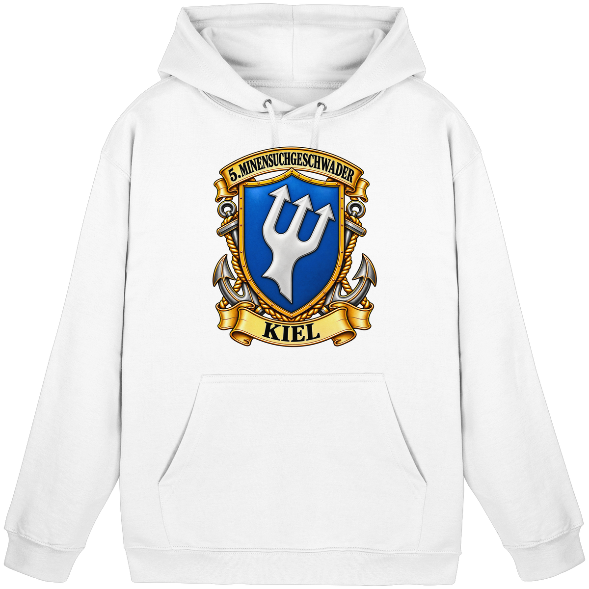 Wappen 5. Minensuchgeschwader - KIEL - Basic Unisex Hoodie