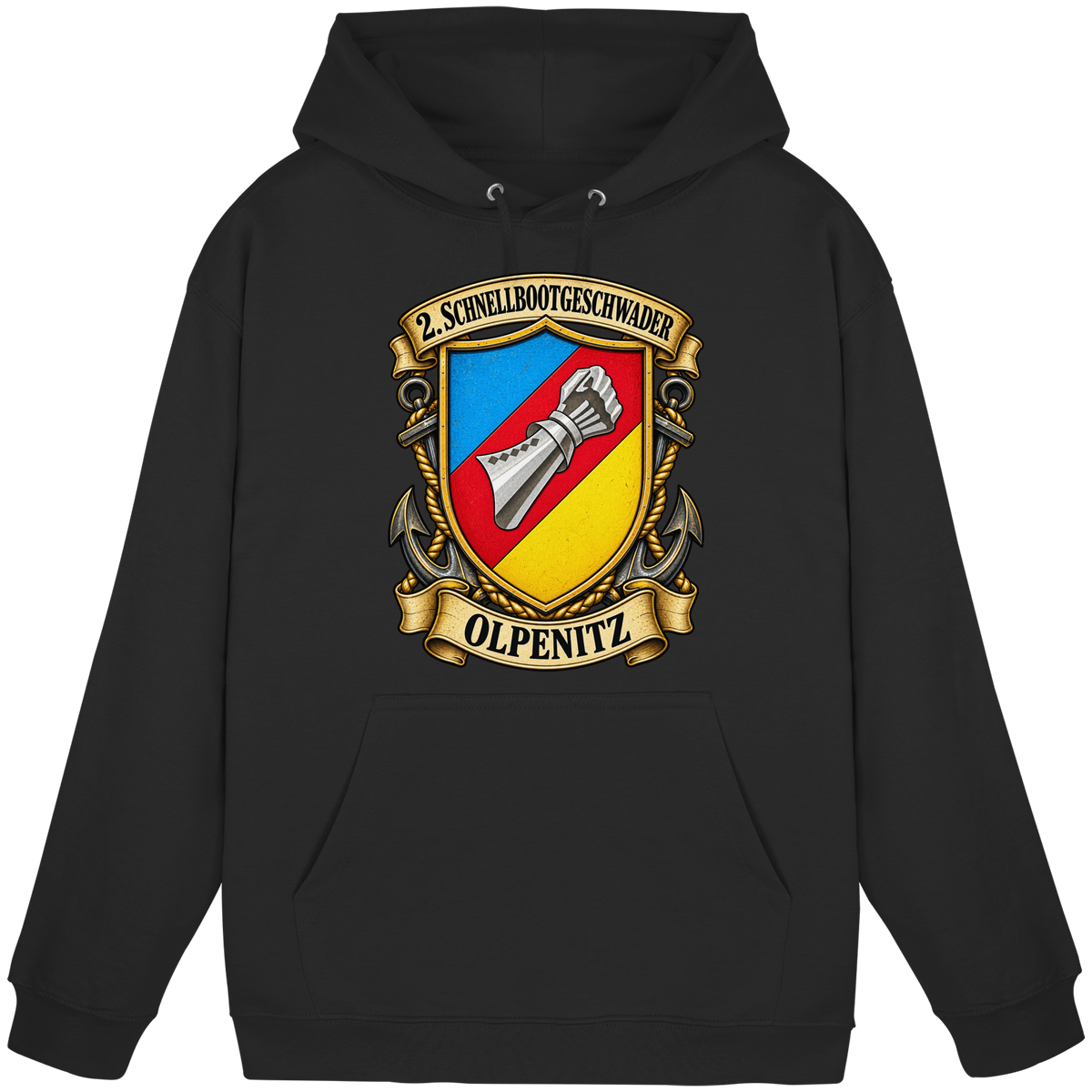 Wappen 2. Schnellbootgeschwader - Olpenitz - Basic Unisex Hoodie