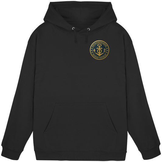 Marine Veteran 42er ANTRIEBSTECHNIK - Metalleffekt  - Basic Unisex Hoodie