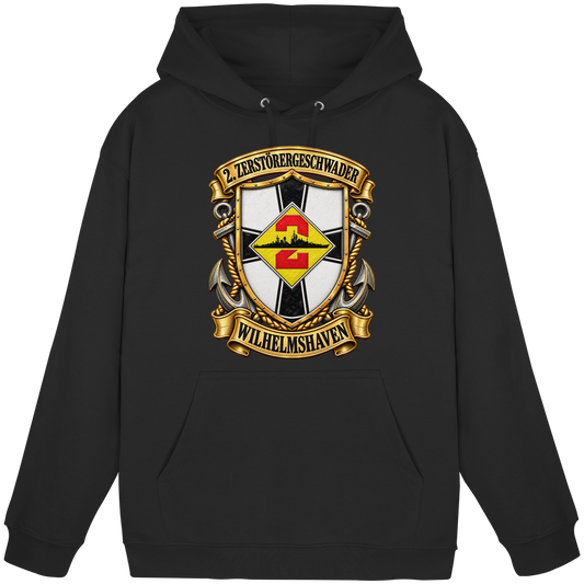 Wappen 2. Zerstörergeschwader - WILHELMSHAVEN - Basic Unisex Hoodie