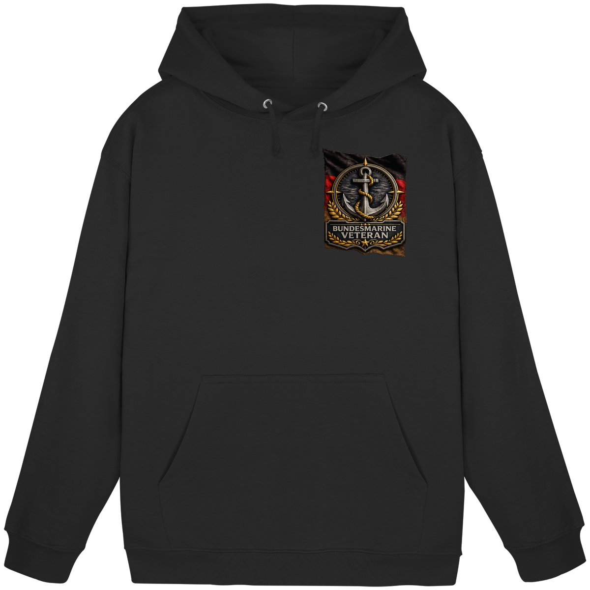 Bundesmarine Veteran Flagge - Brustlogo - Basic Unisex Hoodie