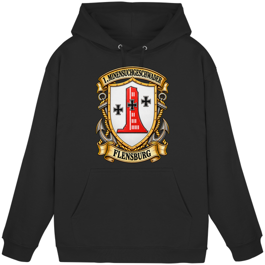 Wappen 1. Minensuchgeschwader - FLENSBURG - Basic Unisex Hoodie