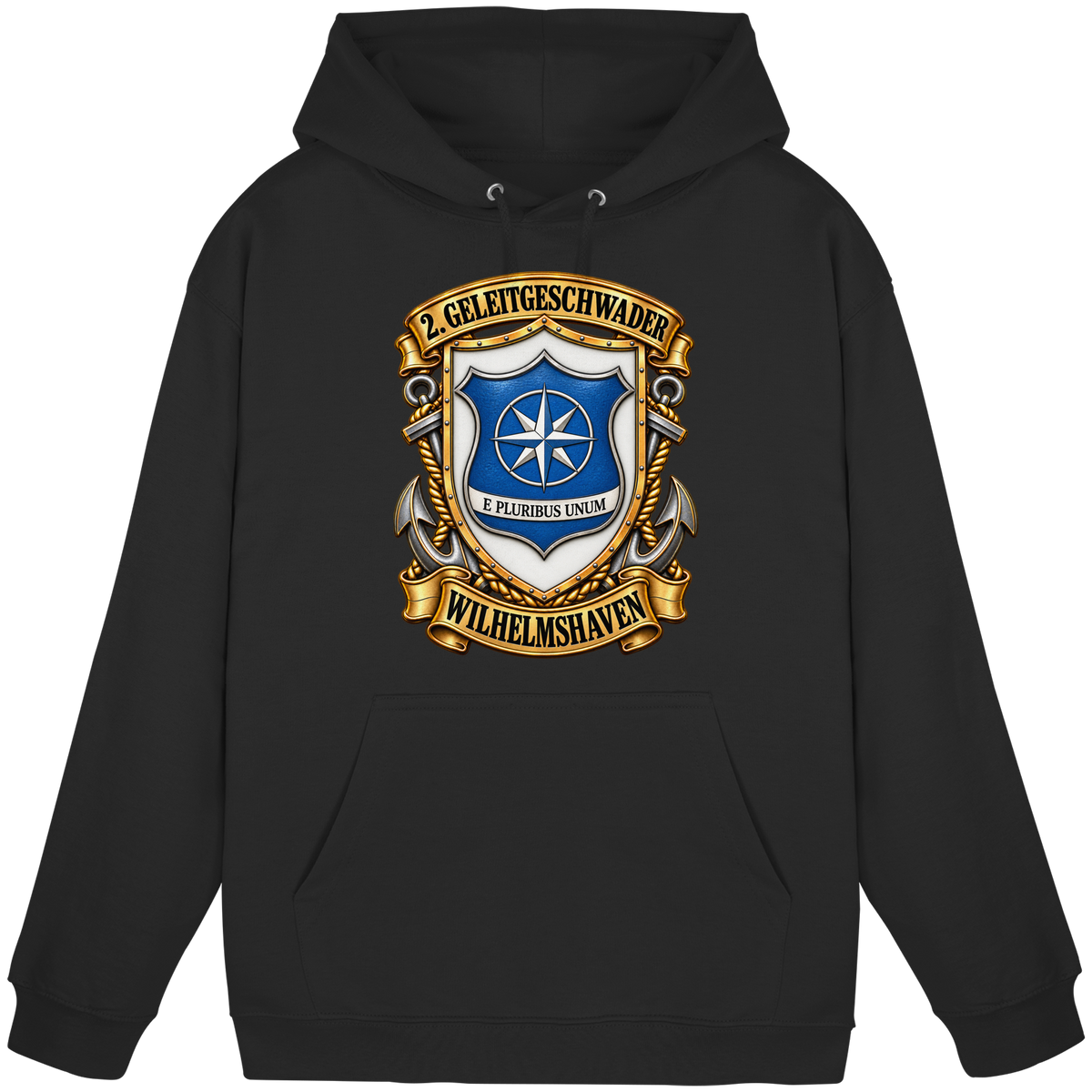 Wappen 2. Geleitgeschwader - Wilhelmshaven - Basic Unisex Hoodie