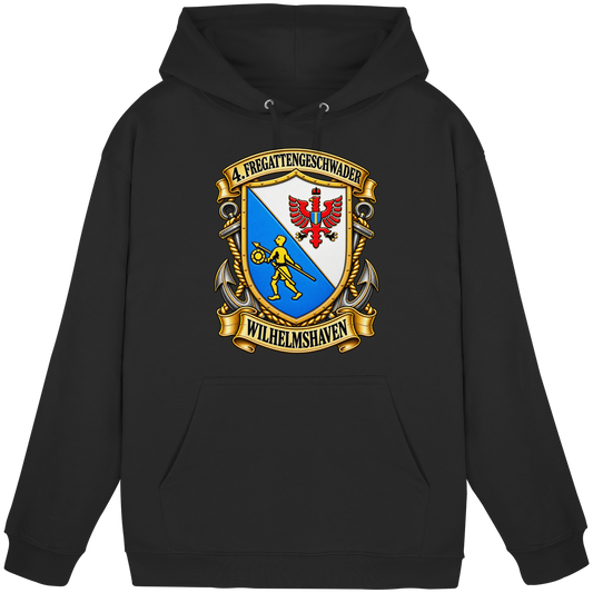 Wappen 4. Fregattengeschwader - Wilhelmshaven  - Basic Unisex Hoodie