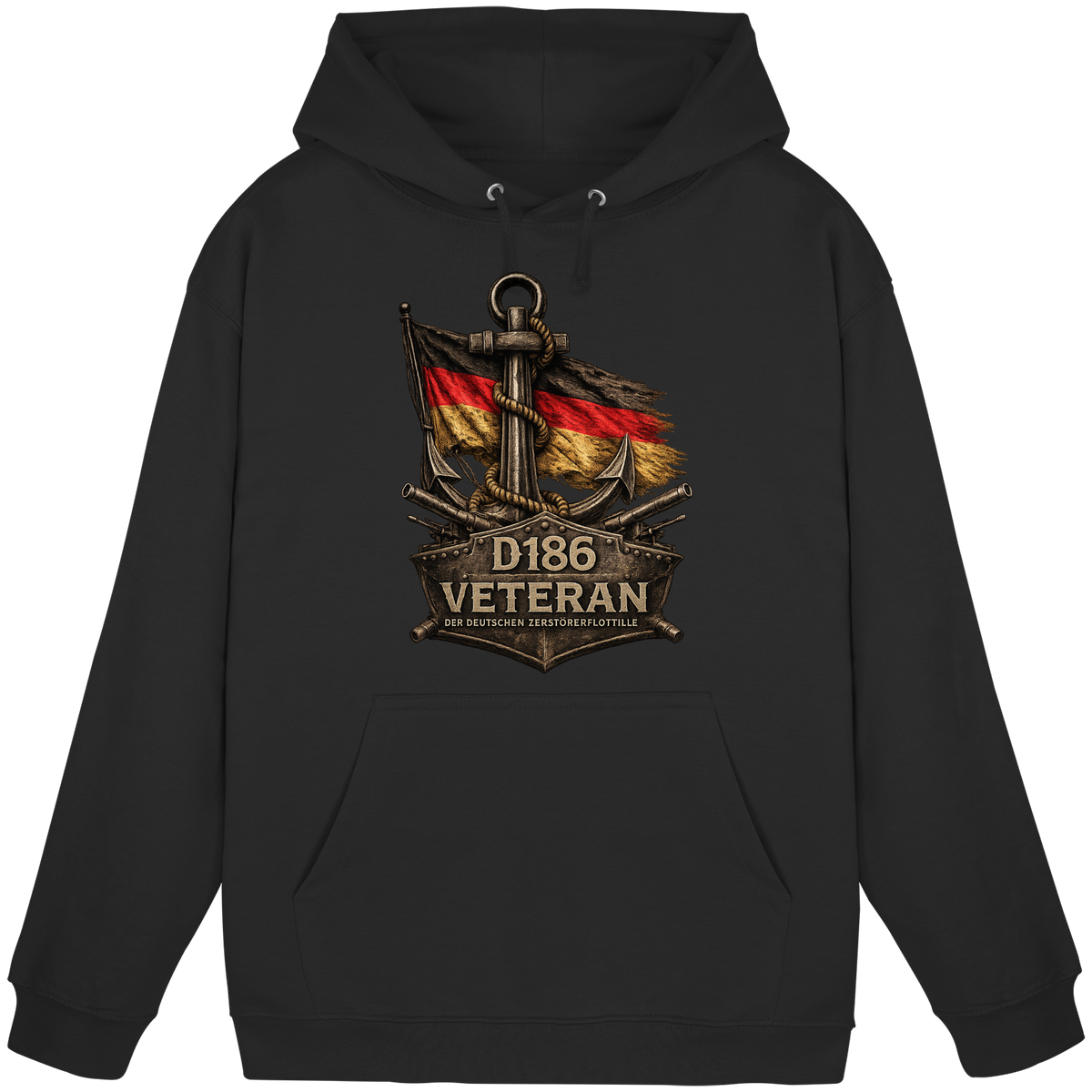 Veteran D186 Flagge - Basic Unisex Hoodie