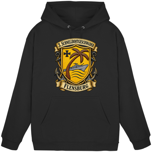 Wappen 3. Schnellbootgeschwader - FLENSBURG - Basic Unisex Hoodie