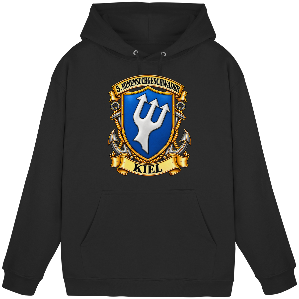 Wappen 5. Minensuchgeschwader - KIEL - Basic Unisex Hoodie